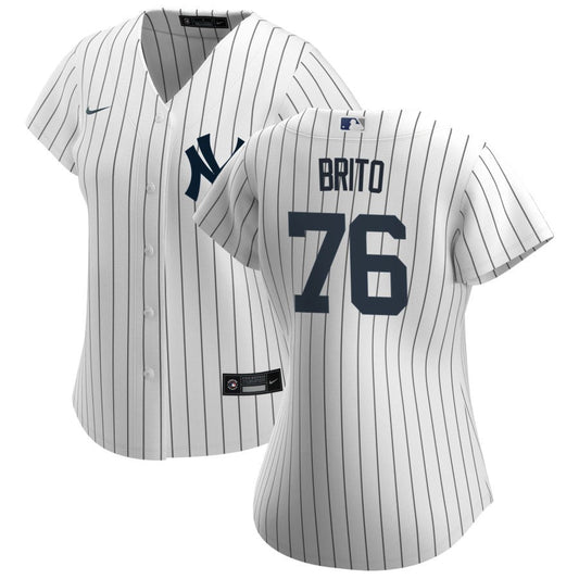 Jhony Brito New York Yankees Nike Women's Home Replica Jersey - White