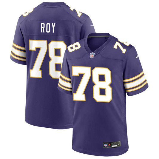 Jaquelin Roy Minnesota Vikings Nike Classic Game Jersey - Purple