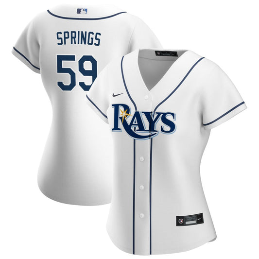 Jeffrey Springs Tampa Bay Rays Nike Women's Home Replica Jersey - White