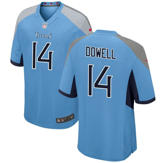 Colton Dowell Tennessee Titans Nike Alternate Game Jersey - Light Blue