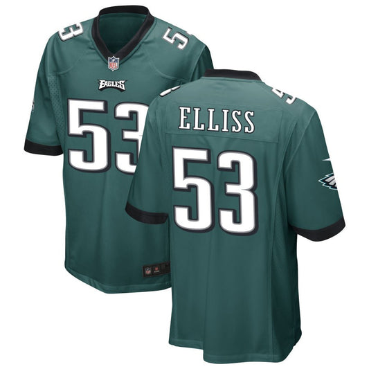 Christian Elliss Philadelphia Eagles Nike Game Jersey - Midnight Green