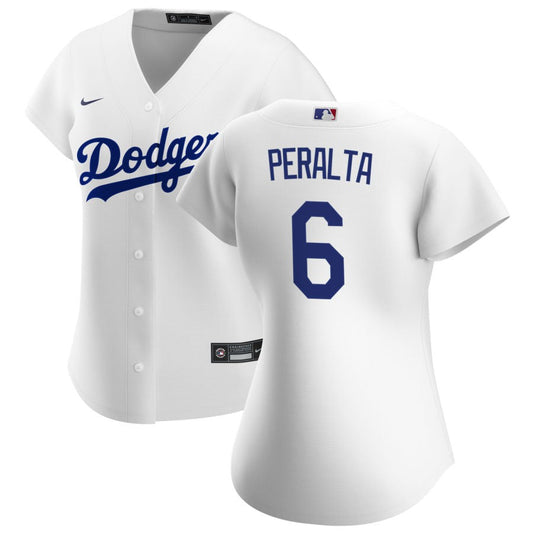 David Peralta Los Angeles Dodgers Nike Women's Home Replica Jersey - White
