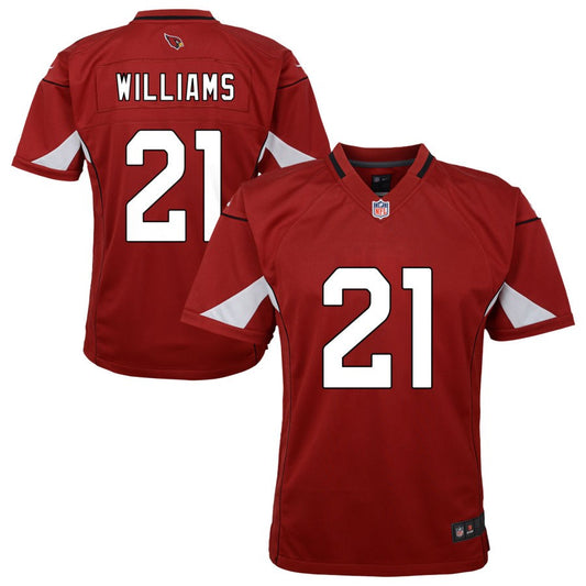 Garrett Williams Arizona Cardinals Nike Youth Team Game Jersey - Cardinal