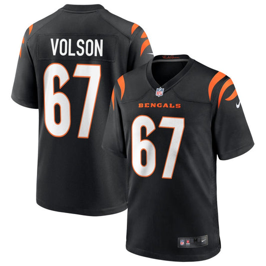 Cordell Volson Cincinnati Bengals Nike Game Jersey - Black