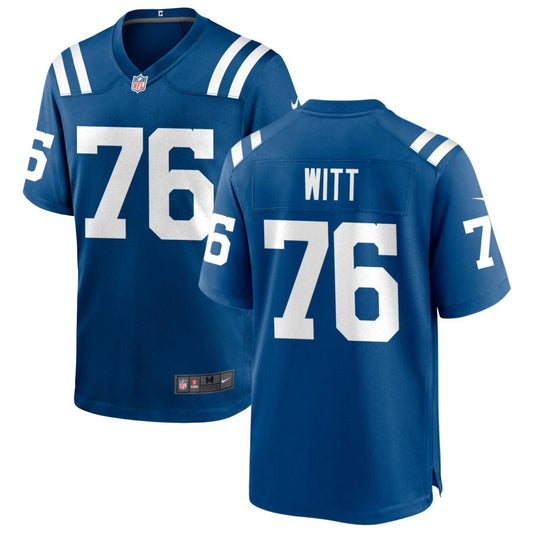 Jake Witt Nike Indianapolis Colts Game Jersey - Royal