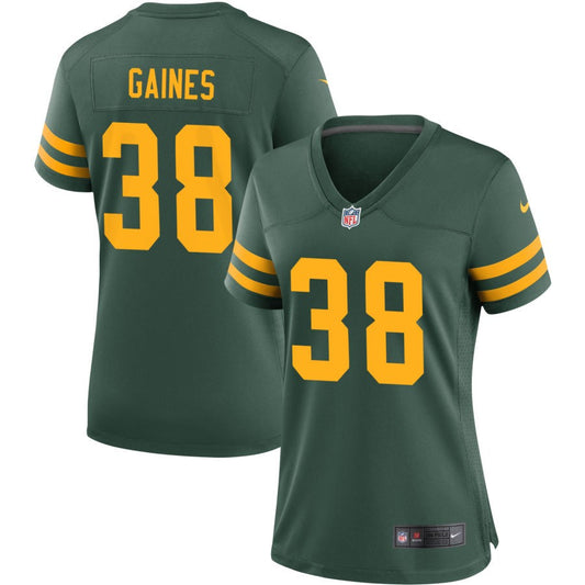 Innis Gaines Green Bay Packers Nike Women's Alternate Jersey - Green