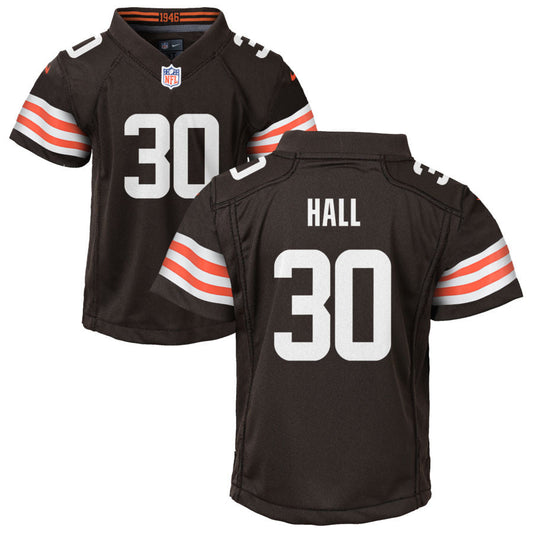 Hassan Hall Nike Cleveland Browns Youth Game Jersey - Brown