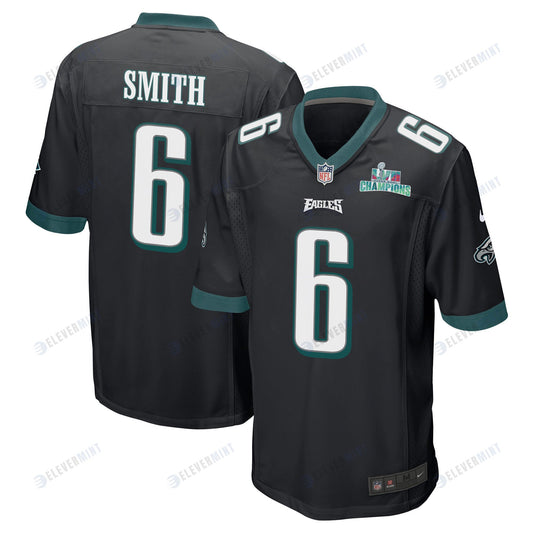 DeVonta Smith 6 Philadelphia Eagles Super Bowl LVII Champions Men Game Jersey - Black