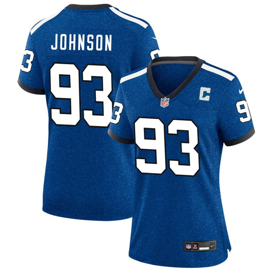 Eric Johnson Indianapolis Colts Nike Women's Indiana Nights Alternate Game Jersey - Royal