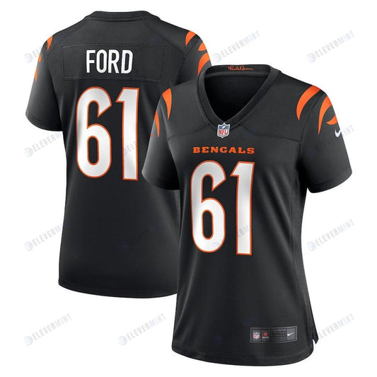 Cody Ford 61 Cincinnati Bengals Women's Game Jersey - Black