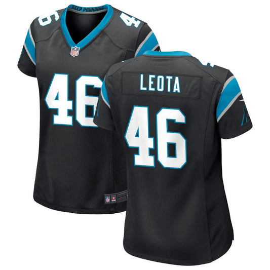 Eku Leota Carolina Panthers Nike Women's Game Jersey - Black