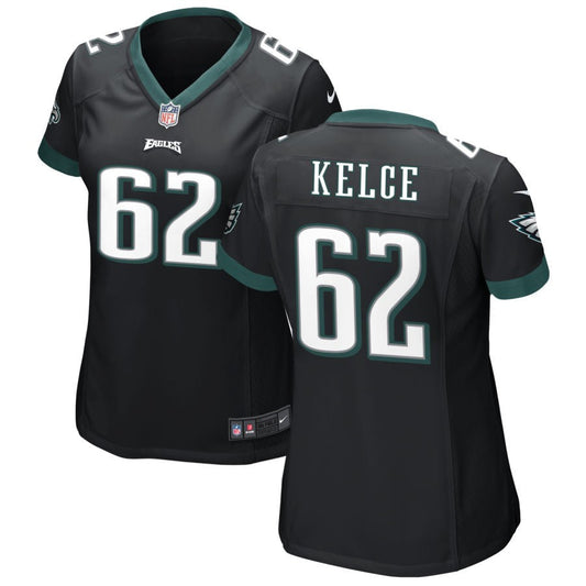 Jason Kelce Philadelphia Eagles Nike Women's Alternate Game Jersey - Black