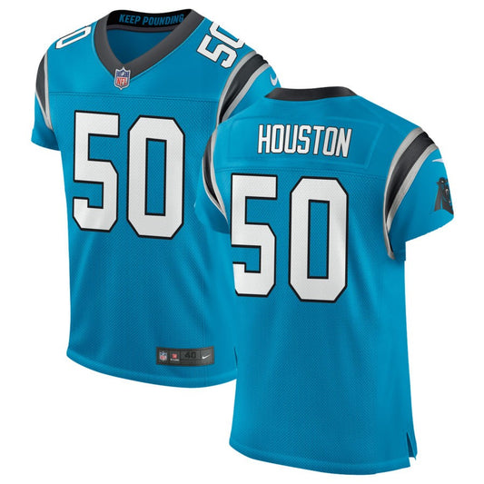 Justin Houston Carolina Panthers Nike Classic Elite Jersey - Blue
