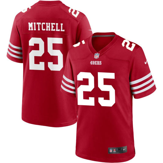 Elijah Mitchell San Francisco 49ers Nike Youth Game Jersey - Scarlet
