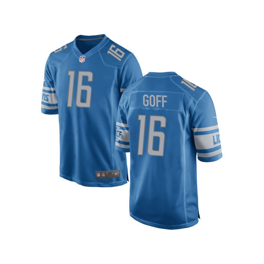 Jared Goff Detroit Lions Nike Youth Team Color Game Jersey - Blue