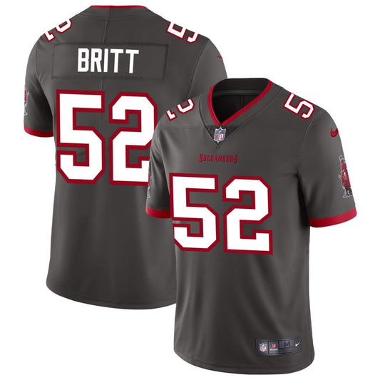K.J. Britt Tampa Bay Buccaneers Nike Vapor Untouchable Elite Alternate Jersey - Pewter