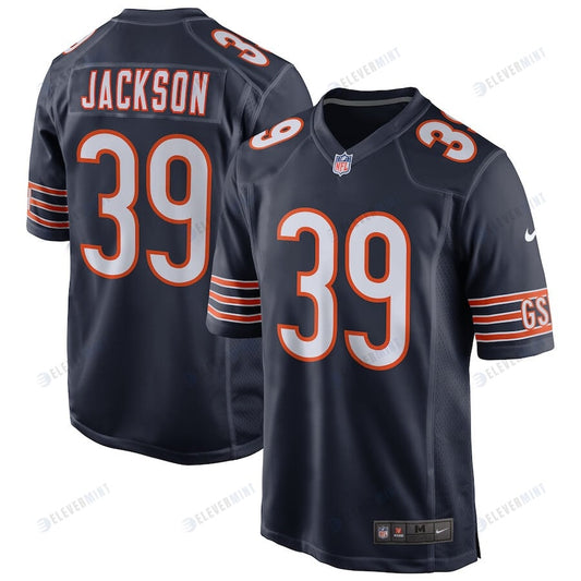 Eddie Jackson 39 Chicago Bears Men Game Jersey - Navy