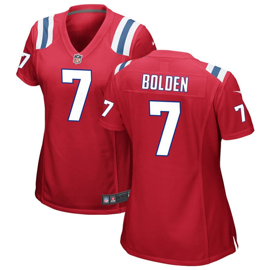 Isaiah Bolden New England Patriots Nike Women's Alternate Jersey - Red