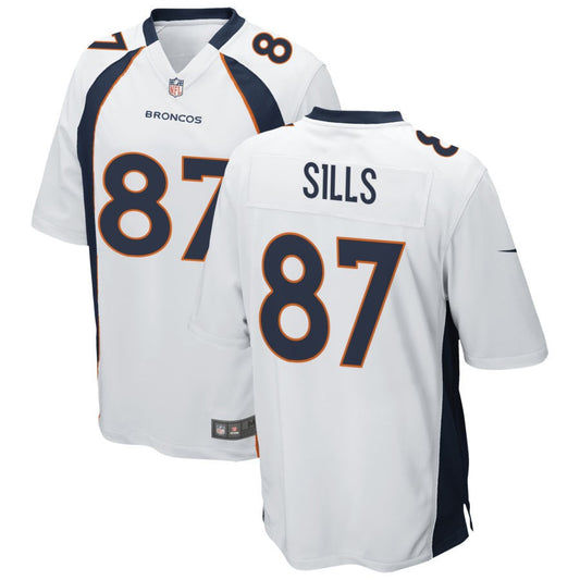 David Sills Denver Broncos Nike Game Jersey - White
