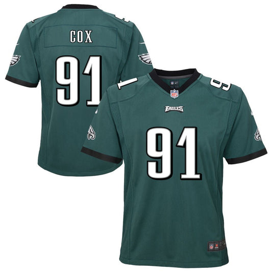 Fletcher Cox Philadelphia Eagles Nike Youth Team Game Jersey - Midnight Green