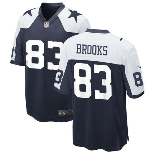 Jalen Brooks Dallas Cowboys Nike Alternate Game Jersey - Navy