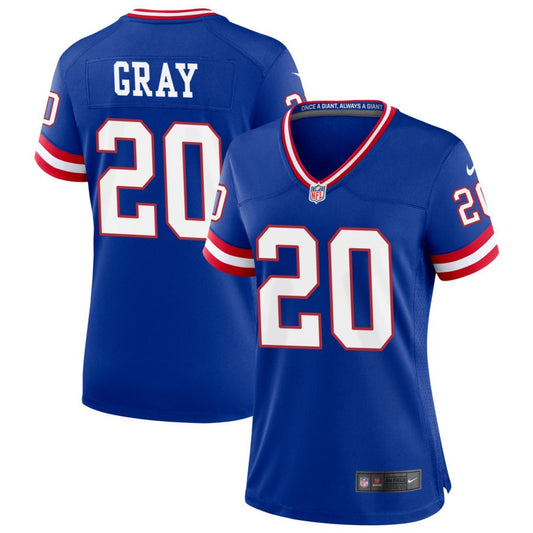 Eric Gray New York Giants Nike Women's Classic Game Jersey - Royal