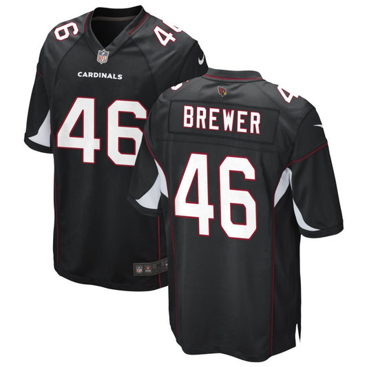 Aaron Brewer Arizona Cardinals Nike Alternate Game Jersey - Black