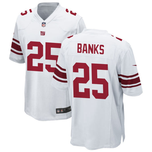 Deonte Banks New York Giants Nike Game Jersey - White