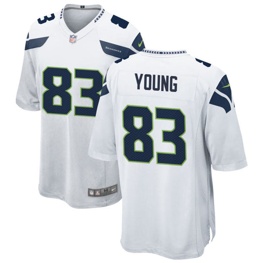 Dareke Young Seattle Seahawks Nike Game Jersey - White