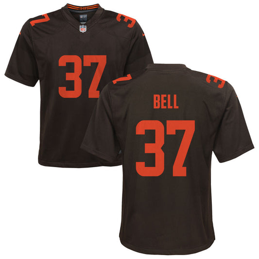 D'Anthony Bell Cleveland Browns Nike Youth Alternate Game Jersey - Brown