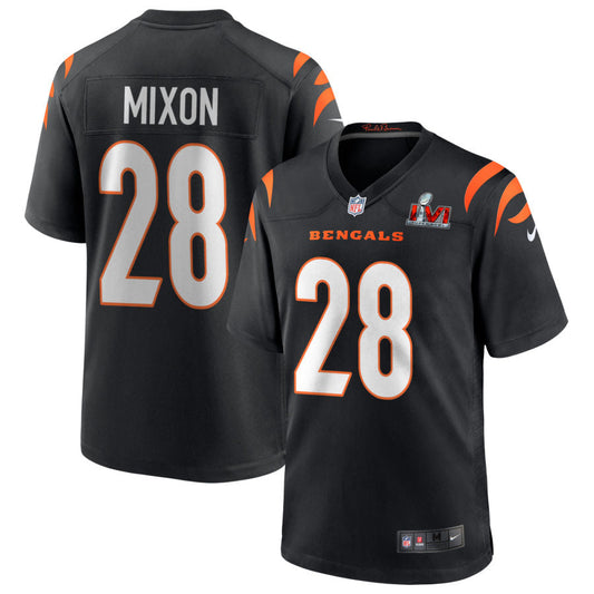 Joe Mixon Cincinnati Bengals Nike Super Bowl LVI Game Jersey - Black