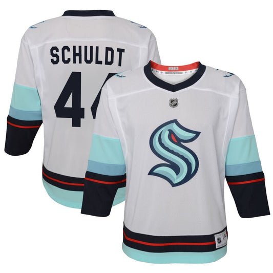 Jimmy Schuldt Seattle Kraken Toddler Away Replica Jersey - White