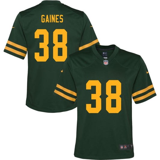 Innis Gaines Green Bay Packers Nike Youth Alternate Jersey - Green