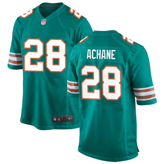 De'Von Achane Miami Dolphins Nike Alternate Game Jersey - Aqua