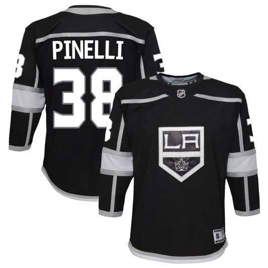 Francesco Pinelli Los Angeles Kings Youth Home Replica Jersey - Black