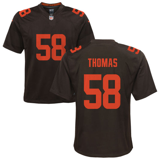 Isaiah Thomas Cleveland Browns Nike Youth Alternate Game Jersey - Brown