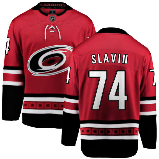 Jaccob Slavin Carolina Hurricanes Fanatics Branded Home Breakaway Jersey - Red