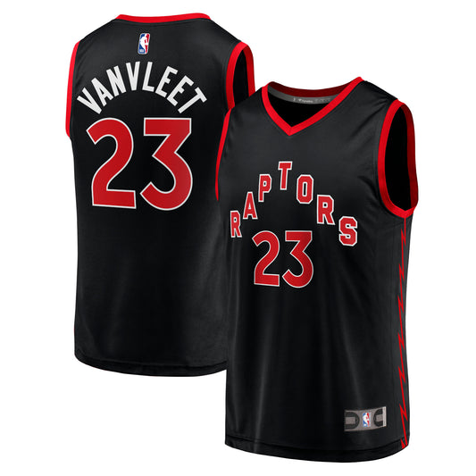 Fred VanVleet Toronto Raptors Fanatics Branded Youth 2020/21 Fast Break Player Jersey - Black - Statement Edition