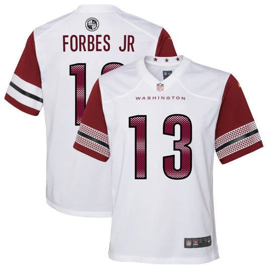 Emmanuel Forbes Jr Washington Commanders Nike Youth Game Player Jersey - White
