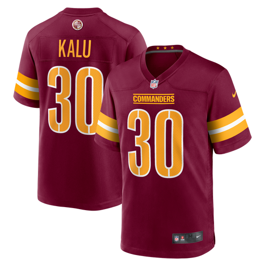 Joshua Kalu Washington Commanders Nike  Game Jersey - Burgundy