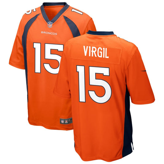 Jalen Virgil Denver Broncos Nike Game Jersey - Orange