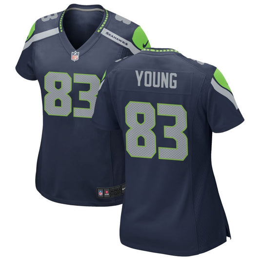 Dareke Young Seattle Seahawks Nike Women's Game Jersey - College Navy