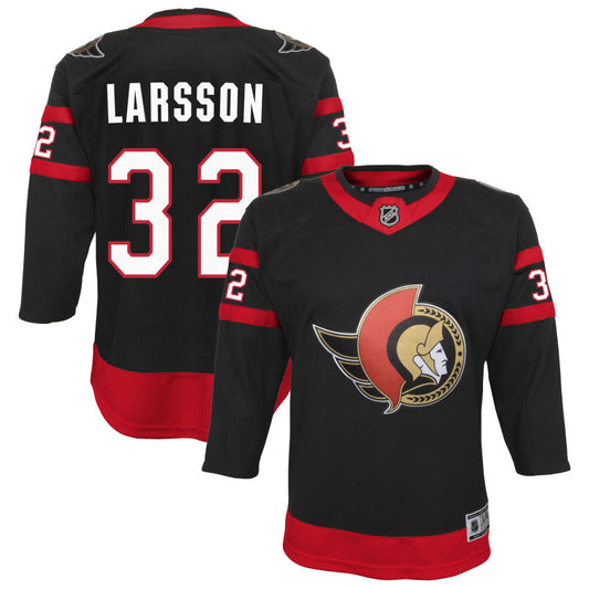 Jacob Larsson Ottawa Senators Youth Home Premier Jersey - Black