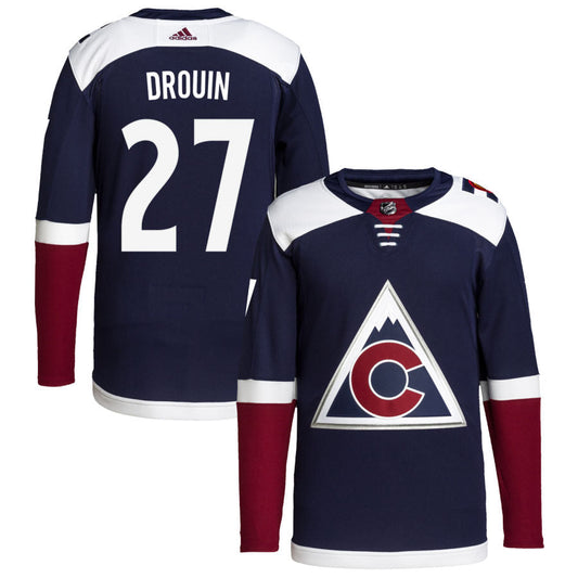 Jonathan Drouin Colorado Avalanche adidas 2018/19 Alternate Primegreen Authentic Pro Jersey - Navy