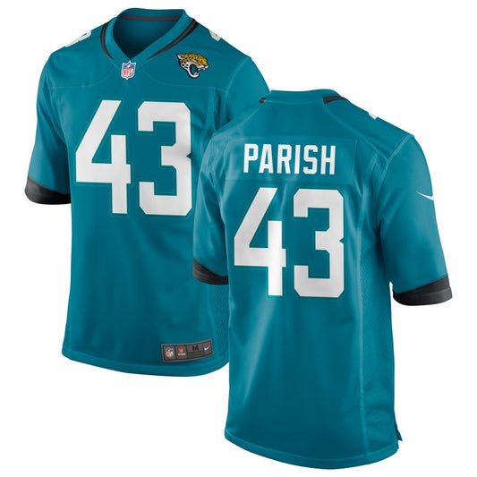 Derek Parish Jacksonville Jaguars Nike Youth Game Jersey - Teal