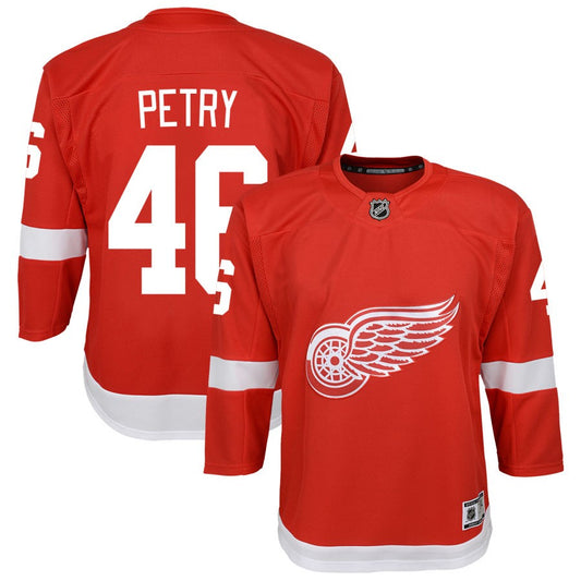 Jeff Petry Detroit Red Wings Youth Home Premier Jersey - Red