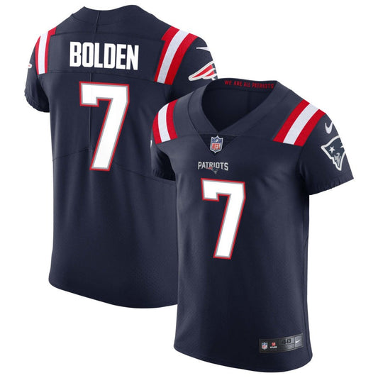 Isaiah Bolden New England Patriots Nike Vapor Elite Jersey - Navy