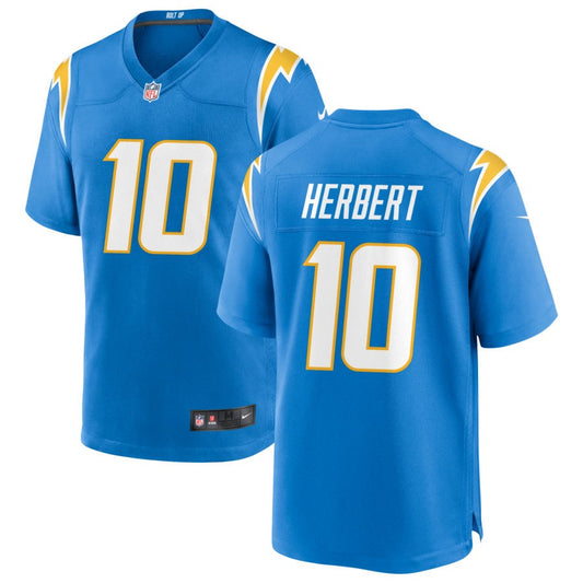 Justin Herbert Los Angeles Chargers Nike Game Jersey - Powder Blue