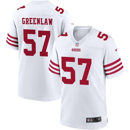 Dre Greenlaw San Francisco 49ers Nike Youth Game Jersey - White