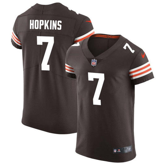 Dustin Hopkins Cleveland Browns Nike Vapor Elite Jersey - Brown